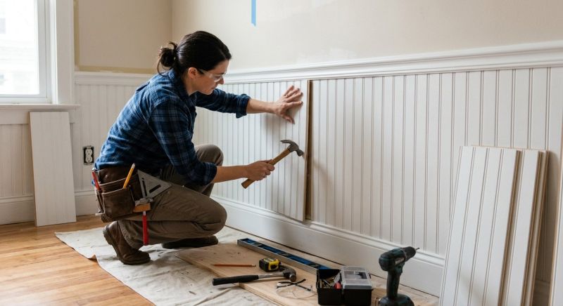 Wainscoting Installation in Wilmington, NC