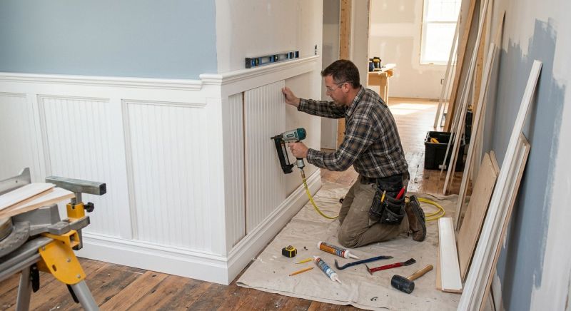 Wooden Edging Installation in Wilmington, NC